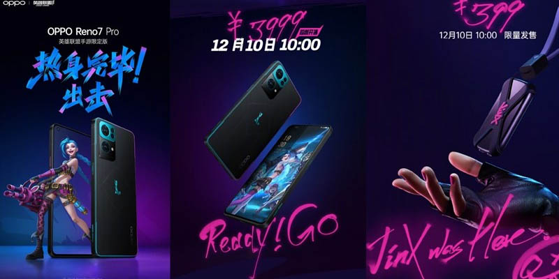 Khám phá chiếc điện thoại oppo reno7 liên minh huyền thoại